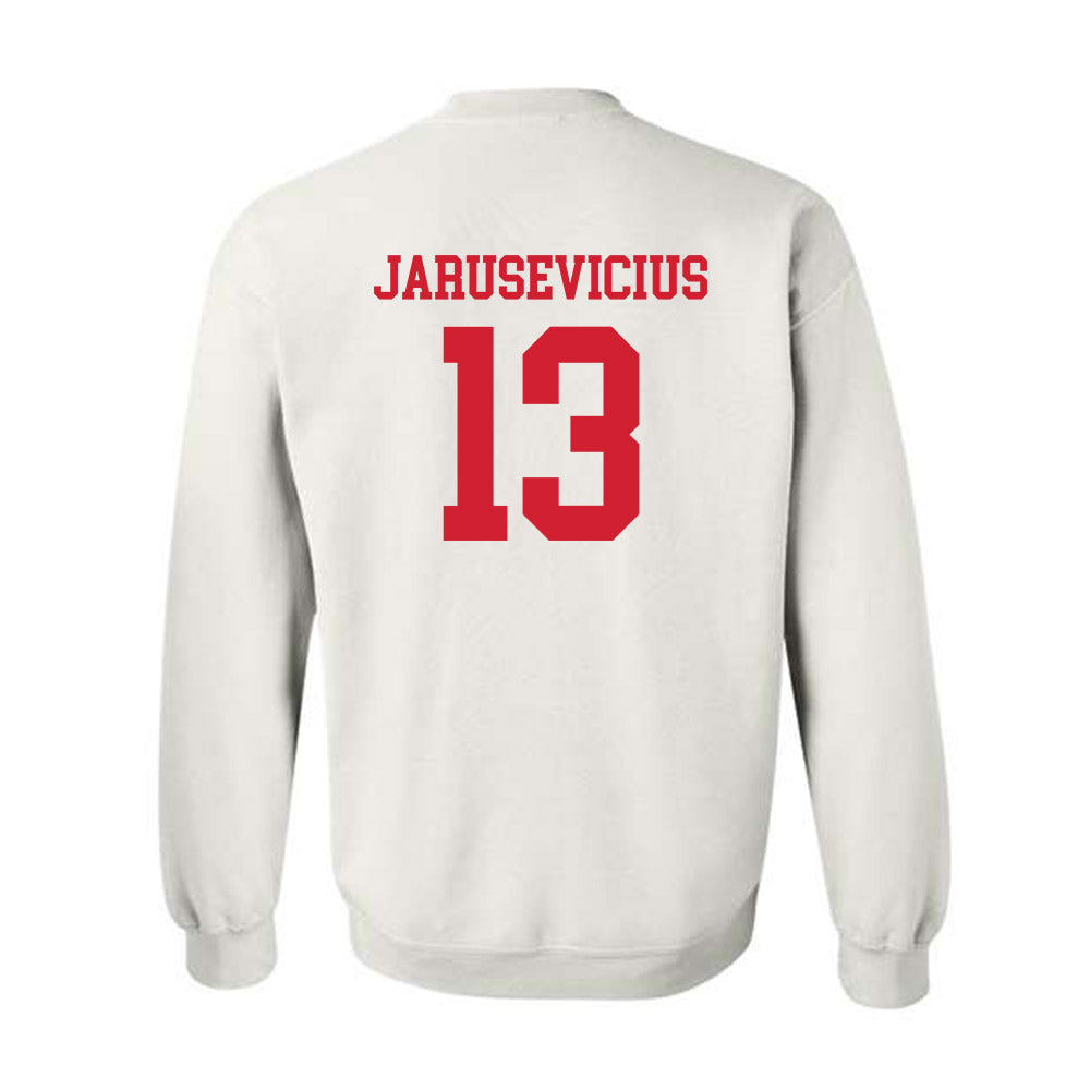 Nebraska - NCAA Men's Basketball : Ugnius Jarusevicius - Generic Shersey Crewneck Sweatshirt-1
