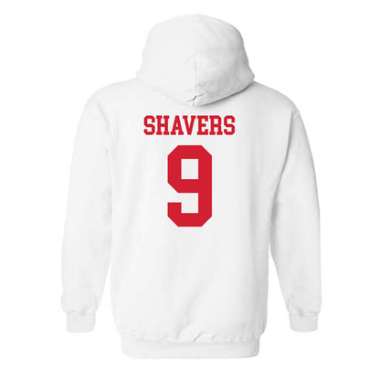 Nebraska - NCAA Football : Vincent Shavers - Generic Shersey Hooded Sweatshirt-1