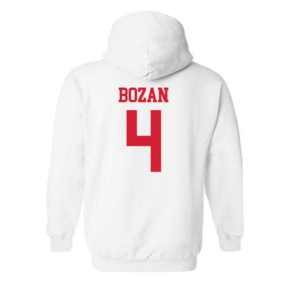 Nebraska - NCAA Women's Basketball : Petra Bozan - Generic Shersey Hooded Sweatshirt-1