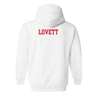 Nebraska - NCAA Wrestling : Ridge Lovett - Generic Shersey Hooded Sweatshirt