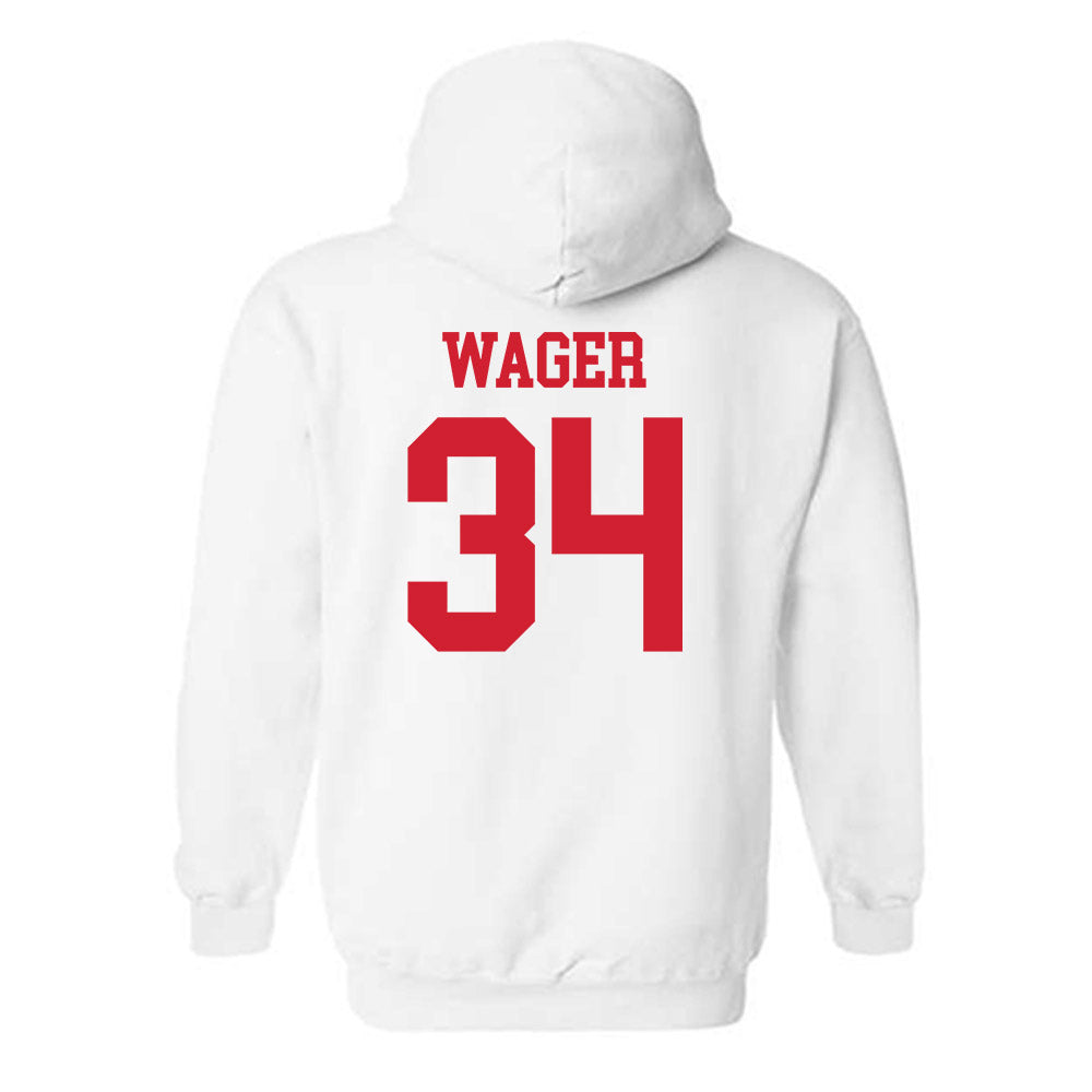 Nebraska - NCAA Football : Gage Wager - Hooded Sweatshirt