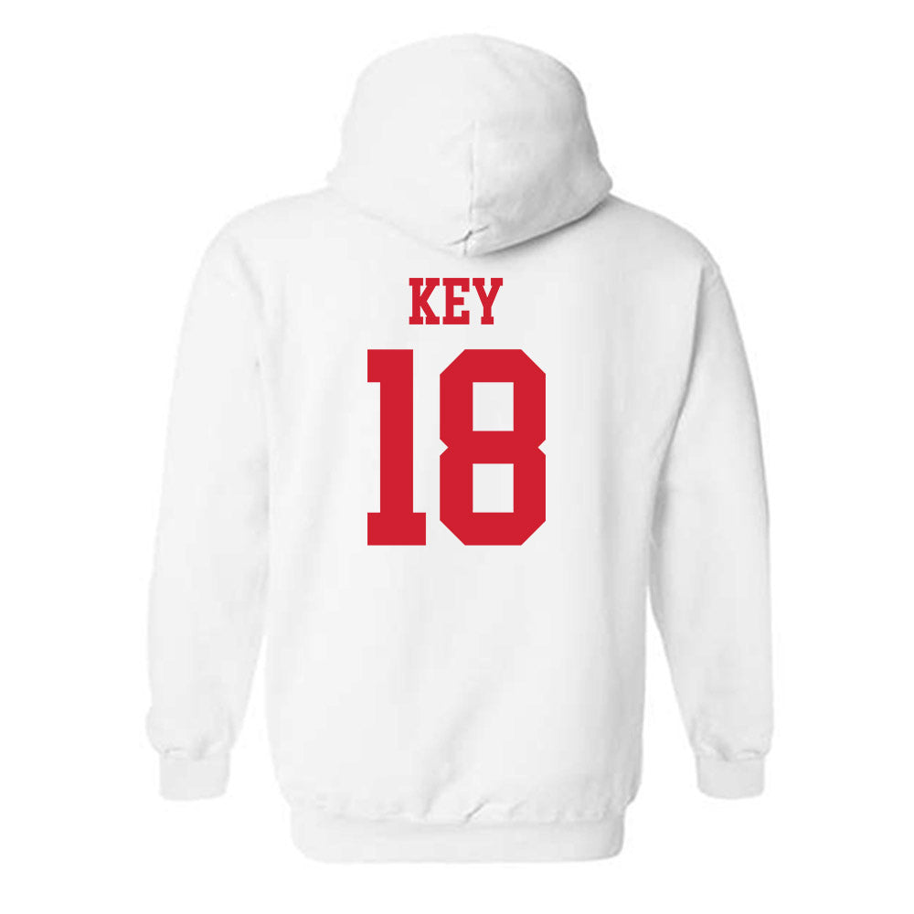 Nebraska - NCAA Football : Dane Key - Generic Shersey Hooded Sweatshirt-1