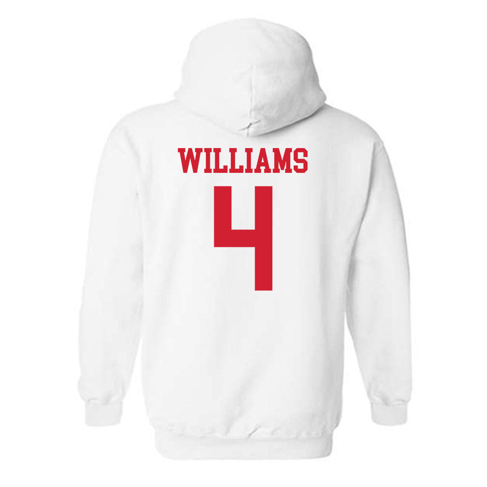 Nebraska - NCAA Women's Basketball : Kennadi Williams - Generic Shersey Hooded Sweatshirt