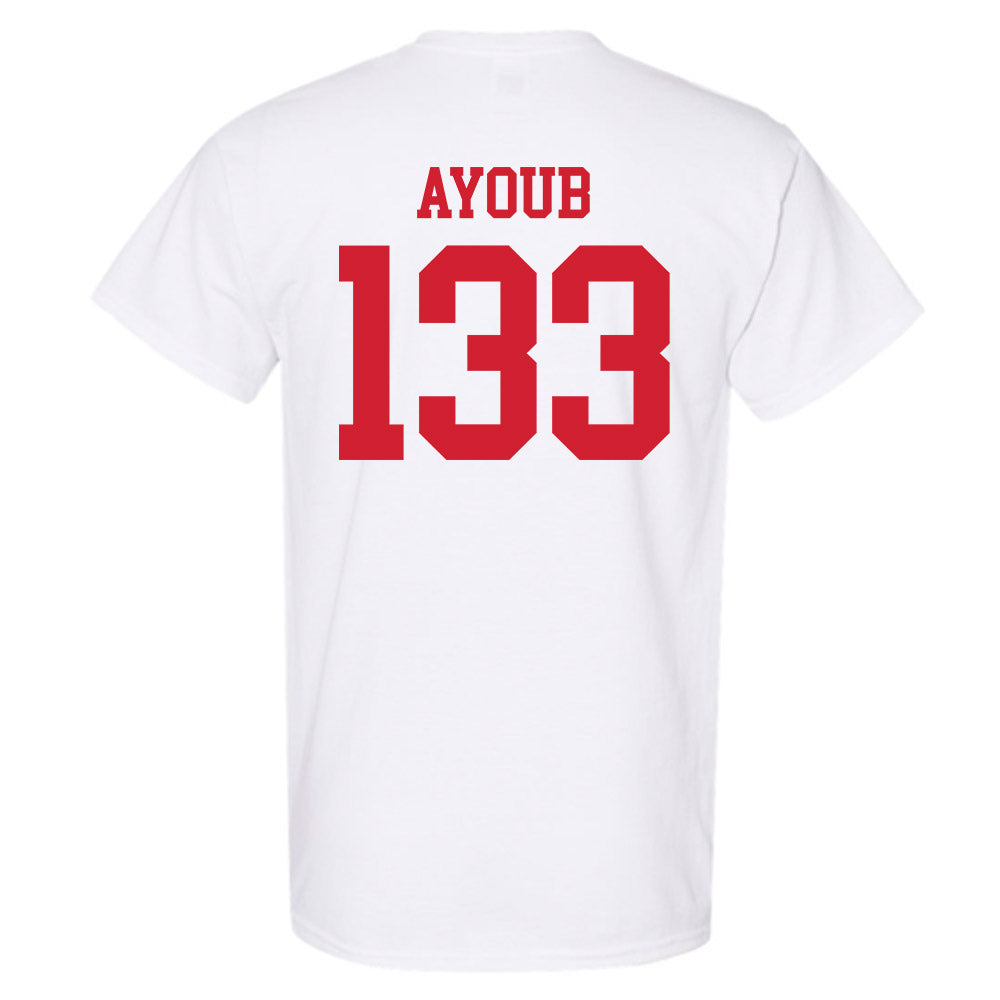 Nebraska - NCAA Wrestling : Omar Ayoub - Generic Shersey T-Shirt-1