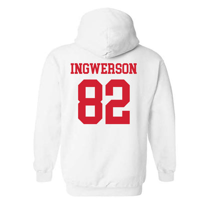 Nebraska - NCAA Football : Eric Ingwerson - Generic Shersey Hooded Sweatshirt