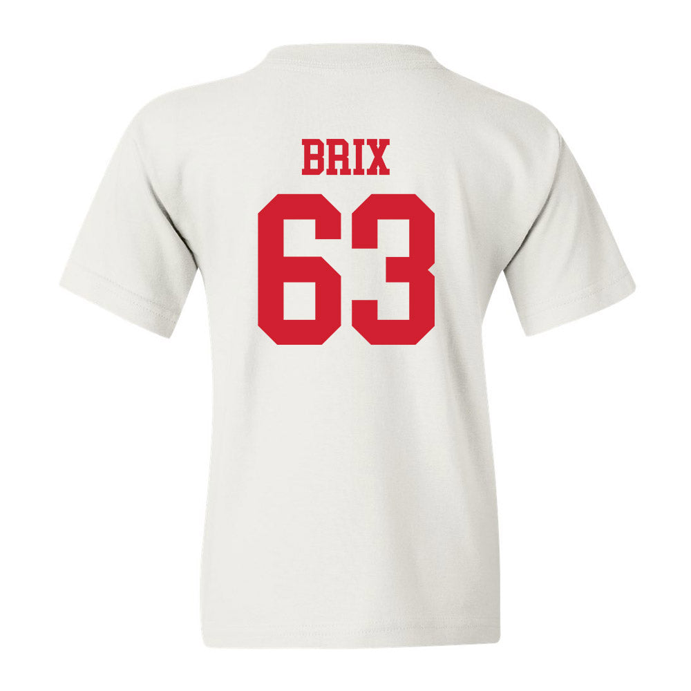 Nebraska - NCAA Football : Grant Brix - Youth T-Shirt