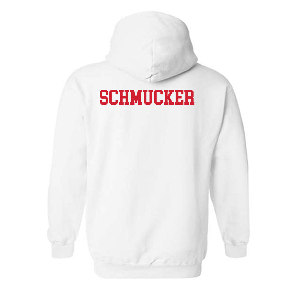 Nebraska - NCAA Women's Swimming & Diving : Jordyn Schmucker - Generic Shersey Hooded Sweatshirt-1