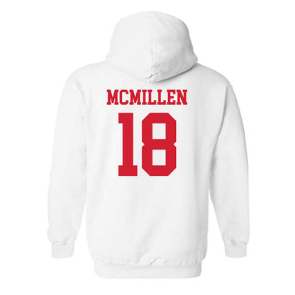 Nebraska - NCAA Softball : Nessa McMillen - Generic Shersey Hooded Sweatshirt-1
