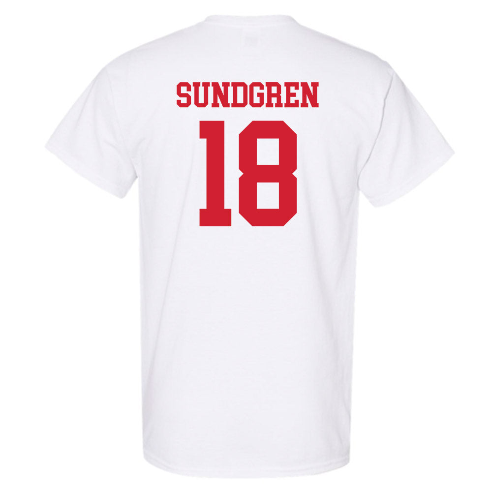 Nebraska - NCAA Baseball : Kanon Sundgren - Generic Shersey T-Shirt-1