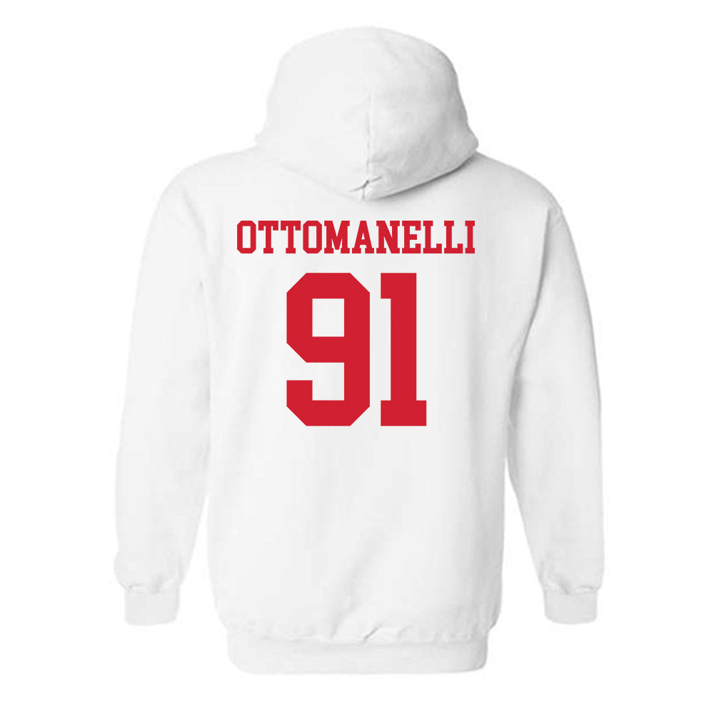 Nebraska - NCAA Football : Nico Ottomanelli - Generic Shersey Hooded Sweatshirt