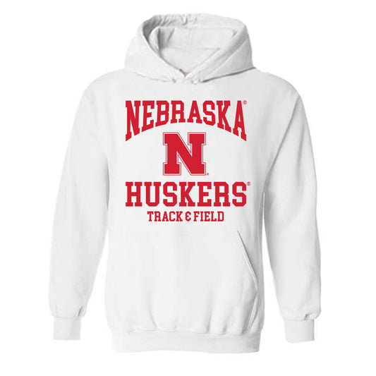 Nebraska - NCAA Men's Track & Field : Darius Luff - Generic Shersey Hooded Sweatshirt