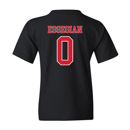 Nebraska - NCAA Men's Basketball : Connor Essegian - Generic Shersey Youth T-Shirt-1