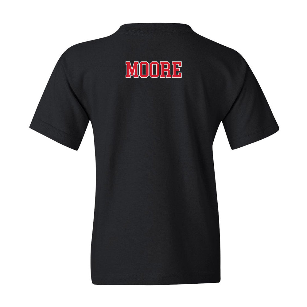 Nebraska - NCAA Men's Track & Field : Micah Moore - Generic Shersey Youth T-Shirt