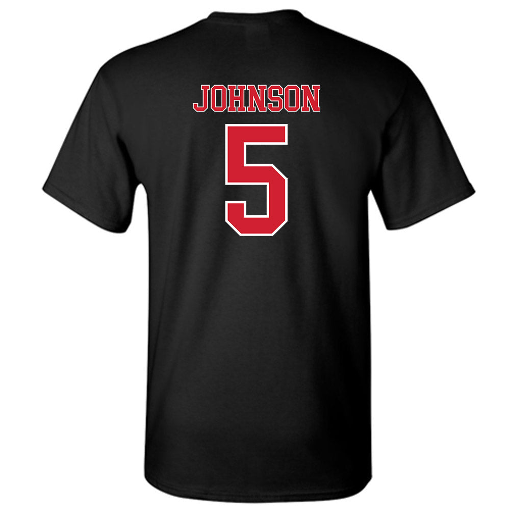 Nebraska - NCAA Women's Basketball : Claire Johnson - Generic Shersey T-Shirt-1