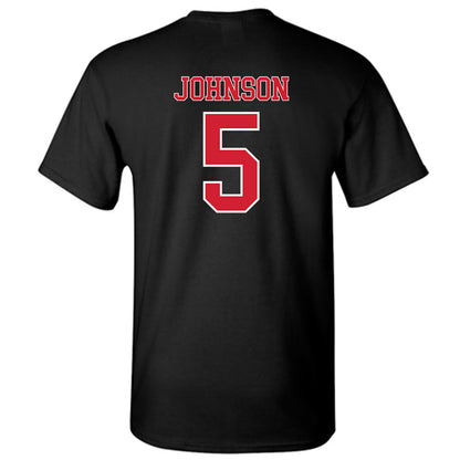 Nebraska - NCAA Women's Basketball : Claire Johnson - Generic Shersey T-Shirt-1