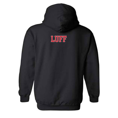 Nebraska - NCAA Men's Track & Field : Darius Luff - Generic Shersey Hooded Sweatshirt