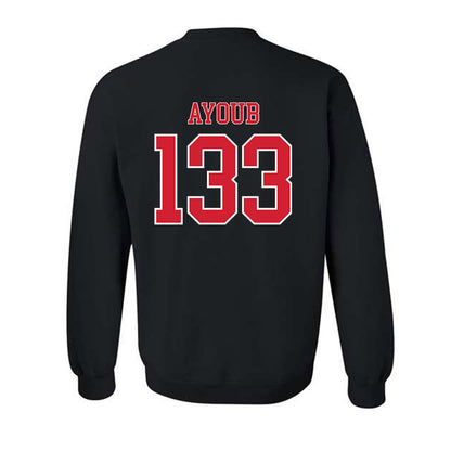 Nebraska - NCAA Wrestling : Omar Ayoub - Generic Shersey Crewneck Sweatshirt-1