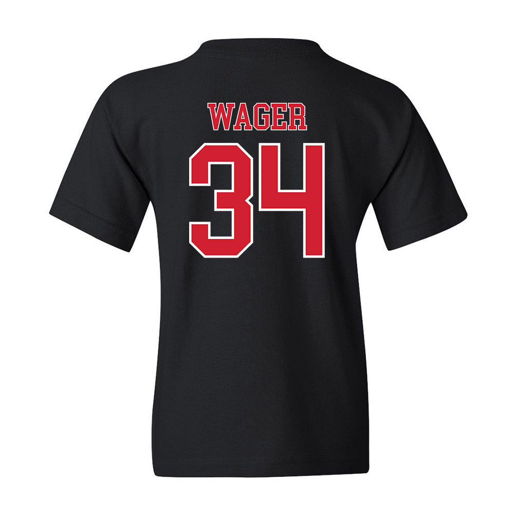 Nebraska - NCAA Football : Gage Wager - Youth T-Shirt