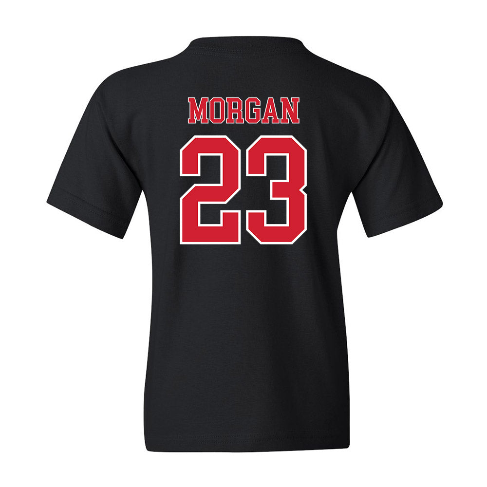 Nebraska - NCAA Men's Basketball : Andrew Morgan - Generic Shersey Youth T-Shirt