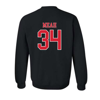 Nebraska - NCAA Men's Basketball : Braxton Meah - Generic Shersey Crewneck Sweatshirt