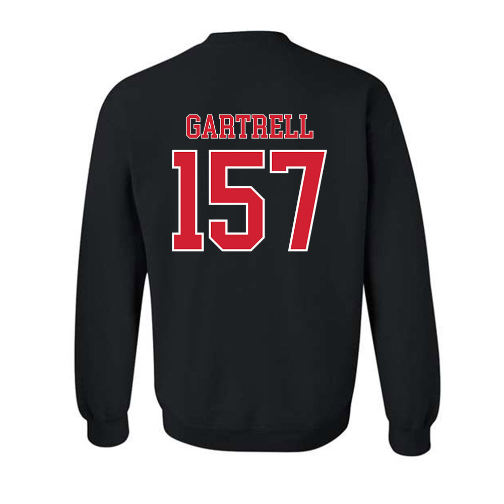 Nebraska - NCAA Wrestling : Dez Gartrell - Generic Shersey Crewneck Sweatshirt-1