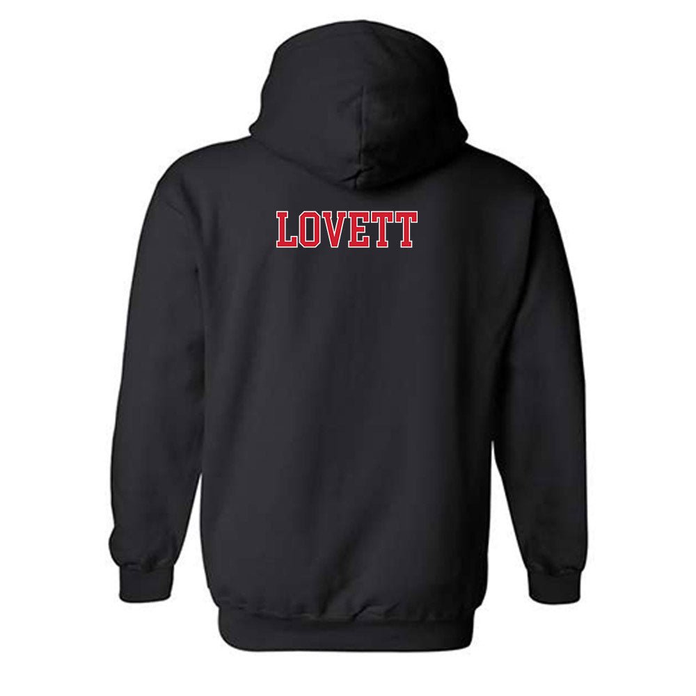 Nebraska - NCAA Wrestling : Ridge Lovett - Generic Shersey Hooded Sweatshirt