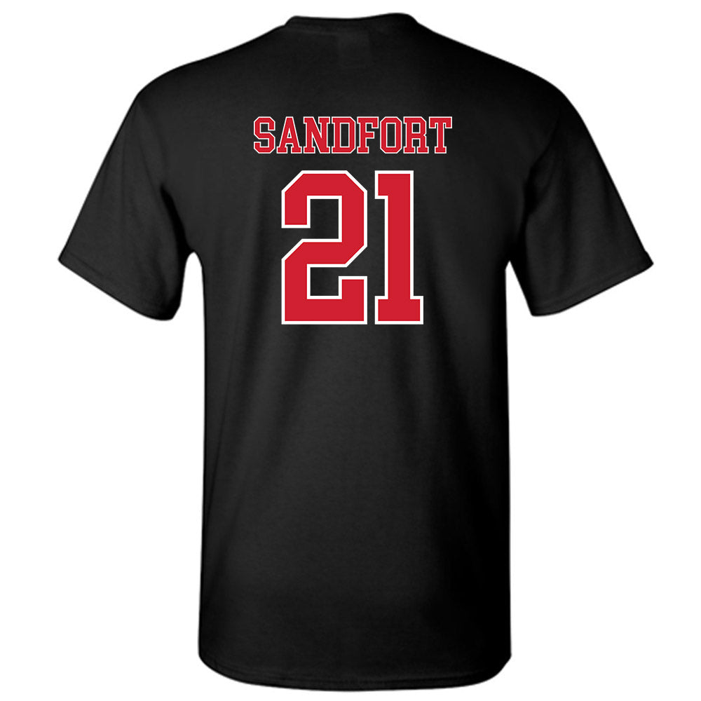 Nebraska - NCAA Men's Basketball : Pryce Sandfort - Generic Shersey T-Shirt-1