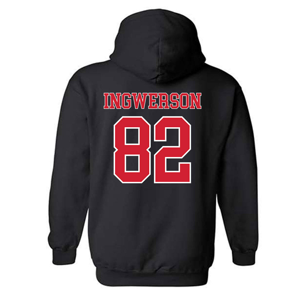 Nebraska - NCAA Football : Eric Ingwerson - Generic Shersey Hooded Sweatshirt