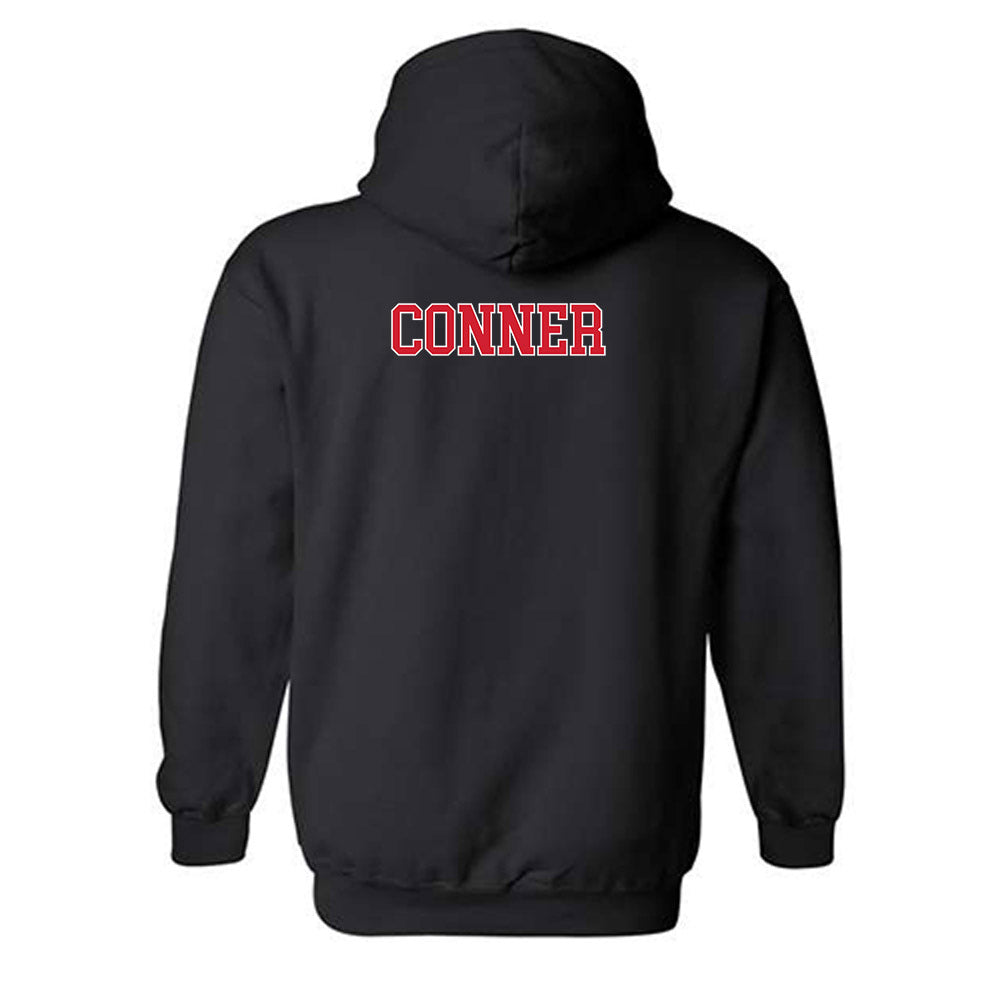 Nebraska - NCAA Men's Track & Field : Mayson Conner - Generic Shersey Hooded Sweatshirt