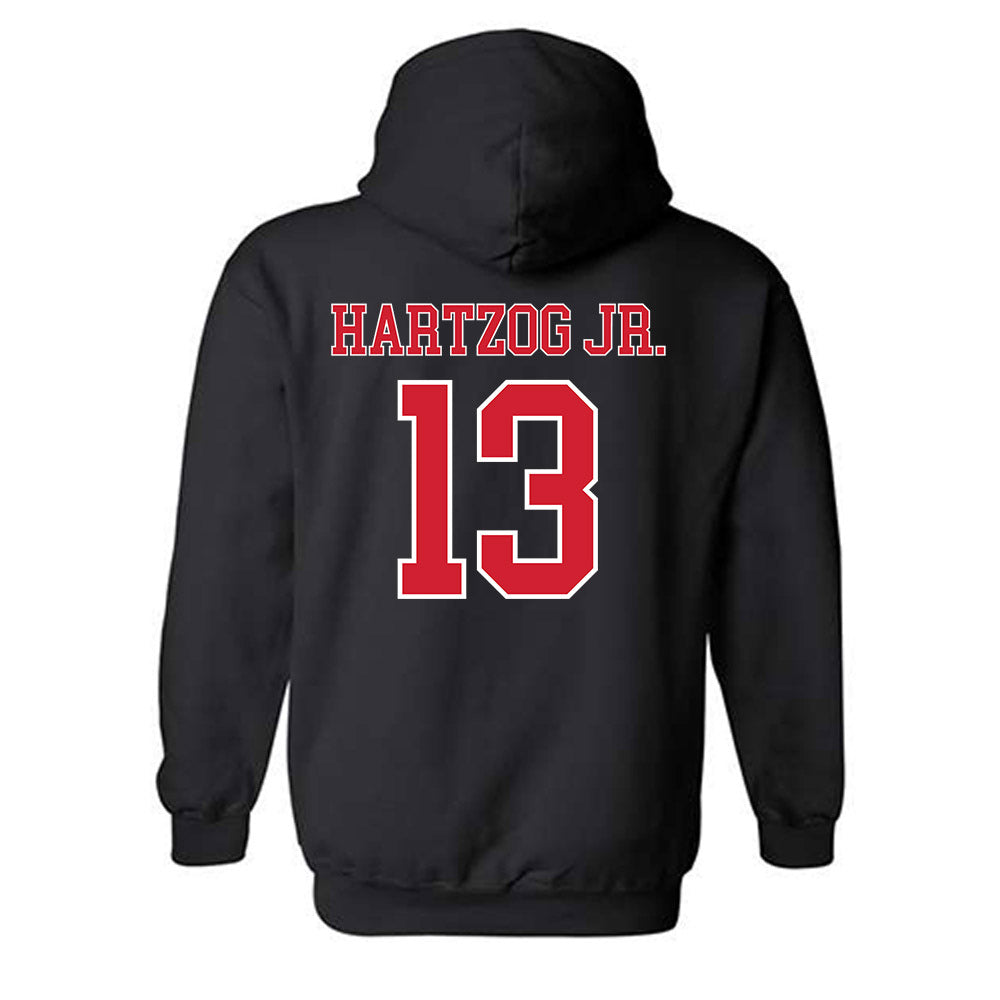 Nebraska - NCAA Football : Malcolm Hartzog Jr. - Generic Shersey Hooded Sweatshirt