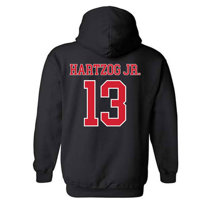 Nebraska - NCAA Football : Malcolm Hartzog Jr. - Generic Shersey Hooded Sweatshirt