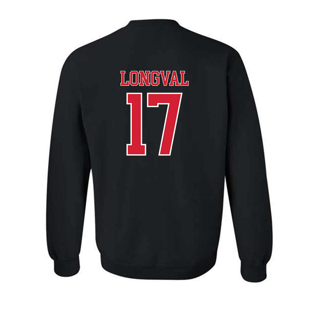 Nebraska - NCAA Football : Luke Longval - Crewneck Sweatshirt