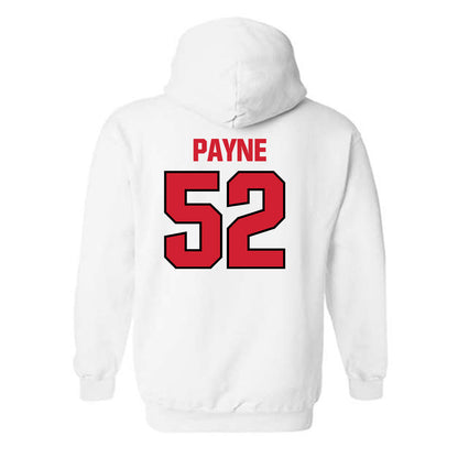 NC State - NCAA Football : Kage Payne - Classic Shersey Hooded Sweatshirt-1