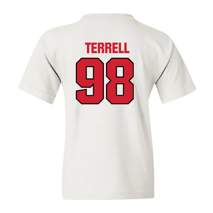 NC State - NCAA Football : Justin Terrell - Classic Shersey Youth T-Shirt-1