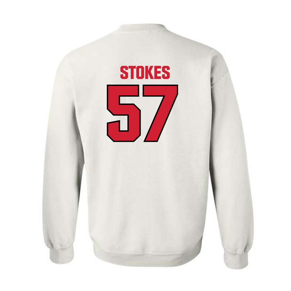 NC State - NCAA Football : Steven Stokes - Classic Shersey Crewneck Sweatshirt-1