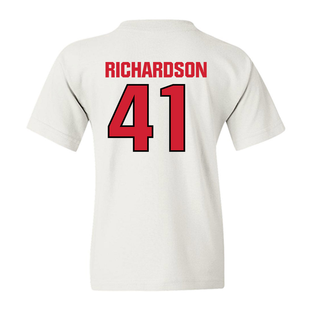 NC State - NCAA Football : AJ Richardson - Classic Shersey Youth T-Shirt-1