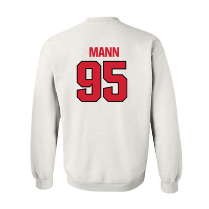 NC State - NCAA Football : Jacob Mann - Classic Shersey Crewneck Sweatshirt-1