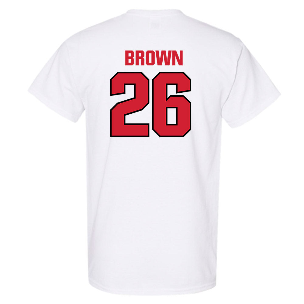 NC State - NCAA Football : Asaad Brown - T-Shirt