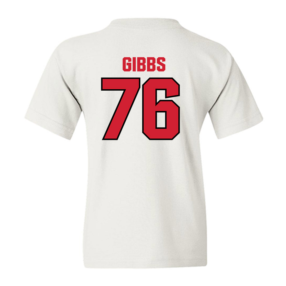 NC State - NCAA Football : Michael Gibbs - Classic Shersey Youth T-Shirt-1