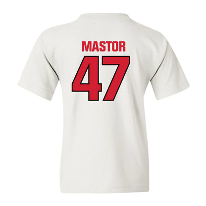 NC State - NCAA Football : Jackson Mastor - Classic Shersey Youth T-Shirt-1