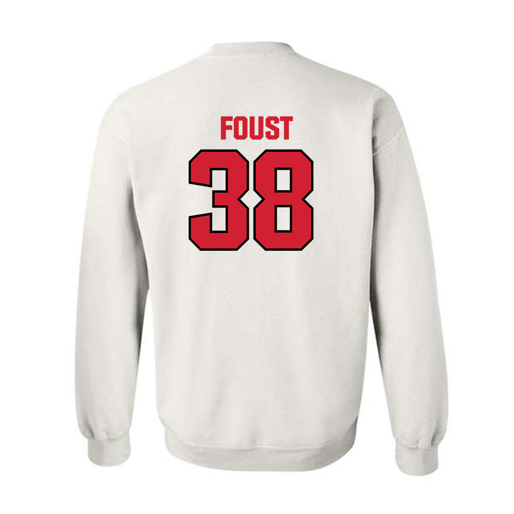 NC State - NCAA Football : Logan Foust - Classic Shersey Crewneck Sweatshirt-1