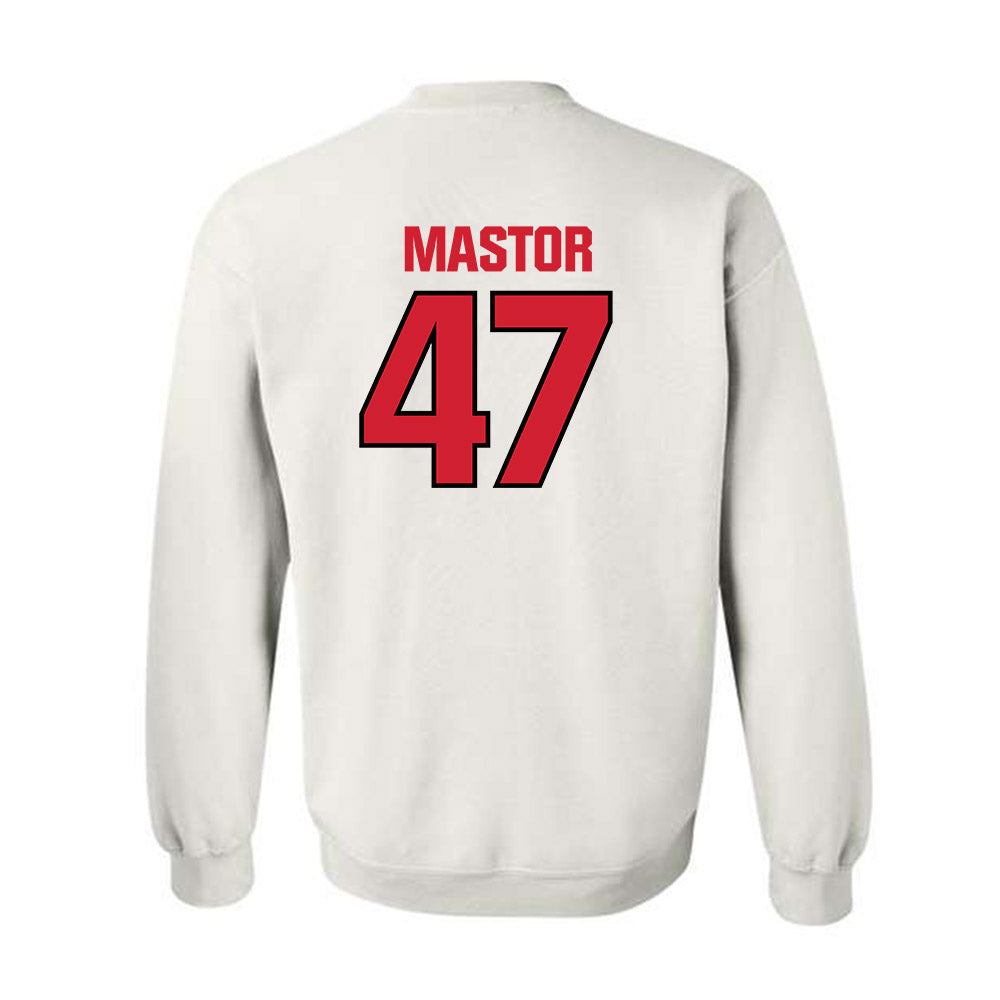 NC State - NCAA Football : Jackson Mastor - Classic Shersey Crewneck Sweatshirt-1