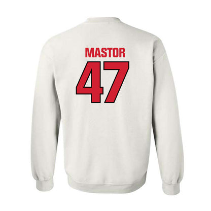 NC State - NCAA Football : Jackson Mastor - Classic Shersey Crewneck Sweatshirt-1