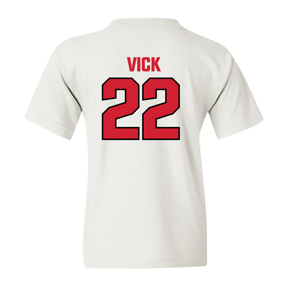 NC State - NCAA Football : Jackson Vick - Classic Shersey Youth T-Shirt-1