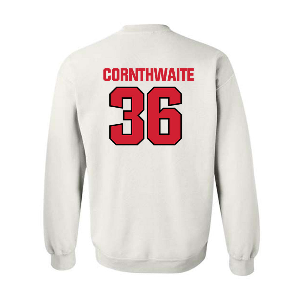 NC State - NCAA Football : Cameron Cornthwaite - Classic Shersey Crewneck Sweatshirt-1