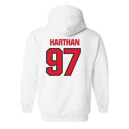 NC State - NCAA Football : Cristian Harthan - Classic Shersey Hooded Sweatshirt-1