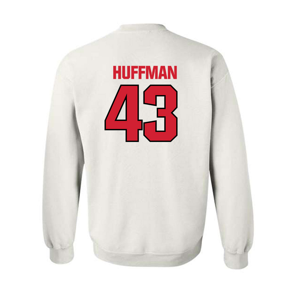 NC State - NCAA Football : Nathan Huffman - Classic Shersey Crewneck Sweatshirt-1