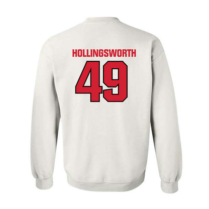 NC State - NCAA Football : Aiden Hollingsworth - Crewneck Sweatshirt