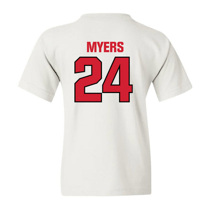 NC State - NCAA Football : Zack Myers - Youth T-Shirt