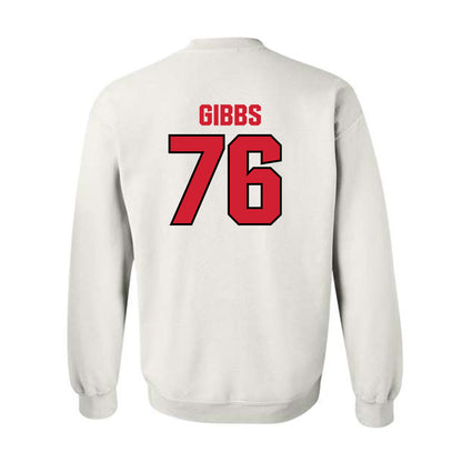 NC State - NCAA Football : Michael Gibbs - Classic Shersey Crewneck Sweatshirt-1